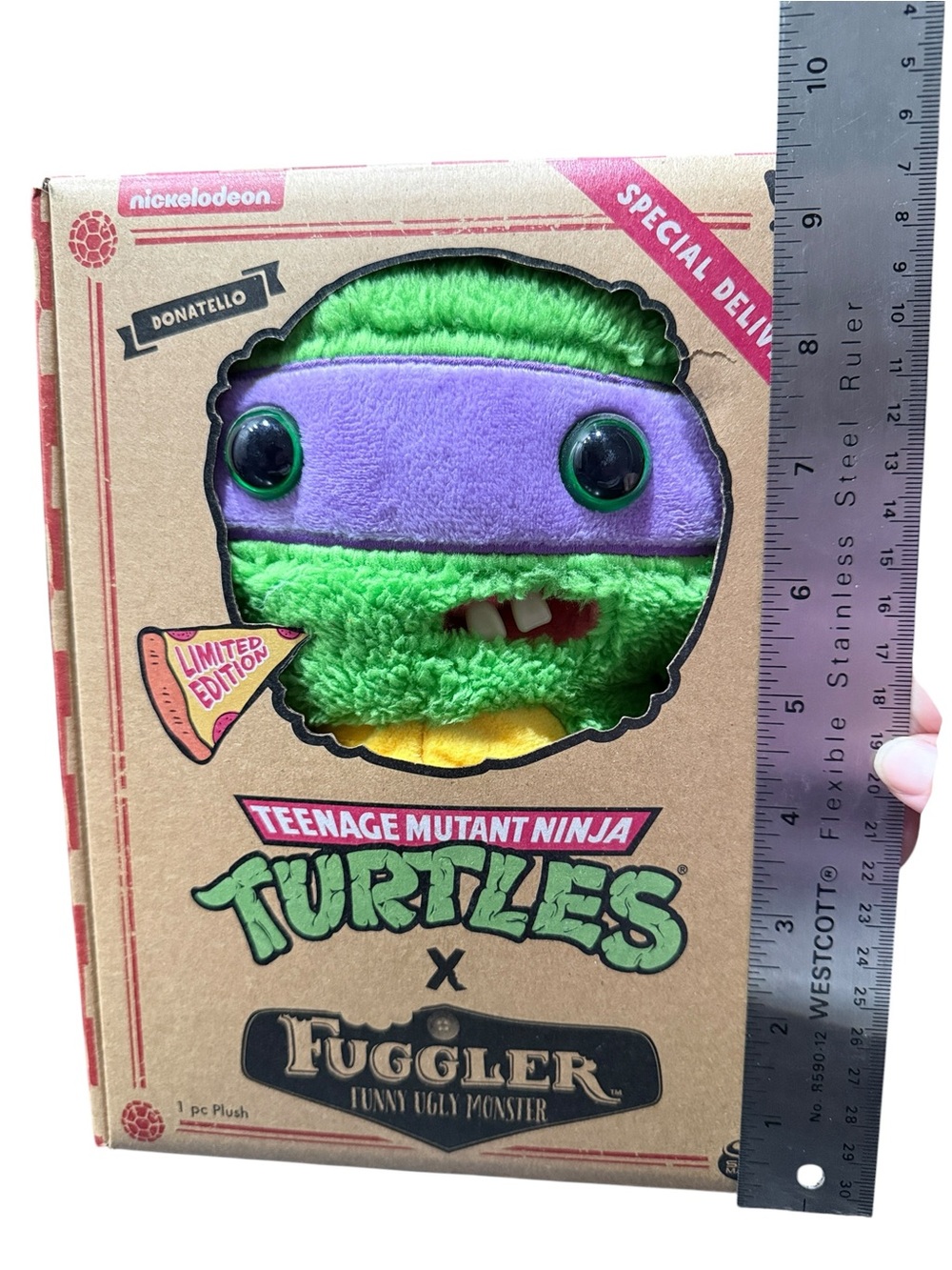 TMNT x Fuggler Donatello Limited Edition Plush In Box - Picture 7 of 8